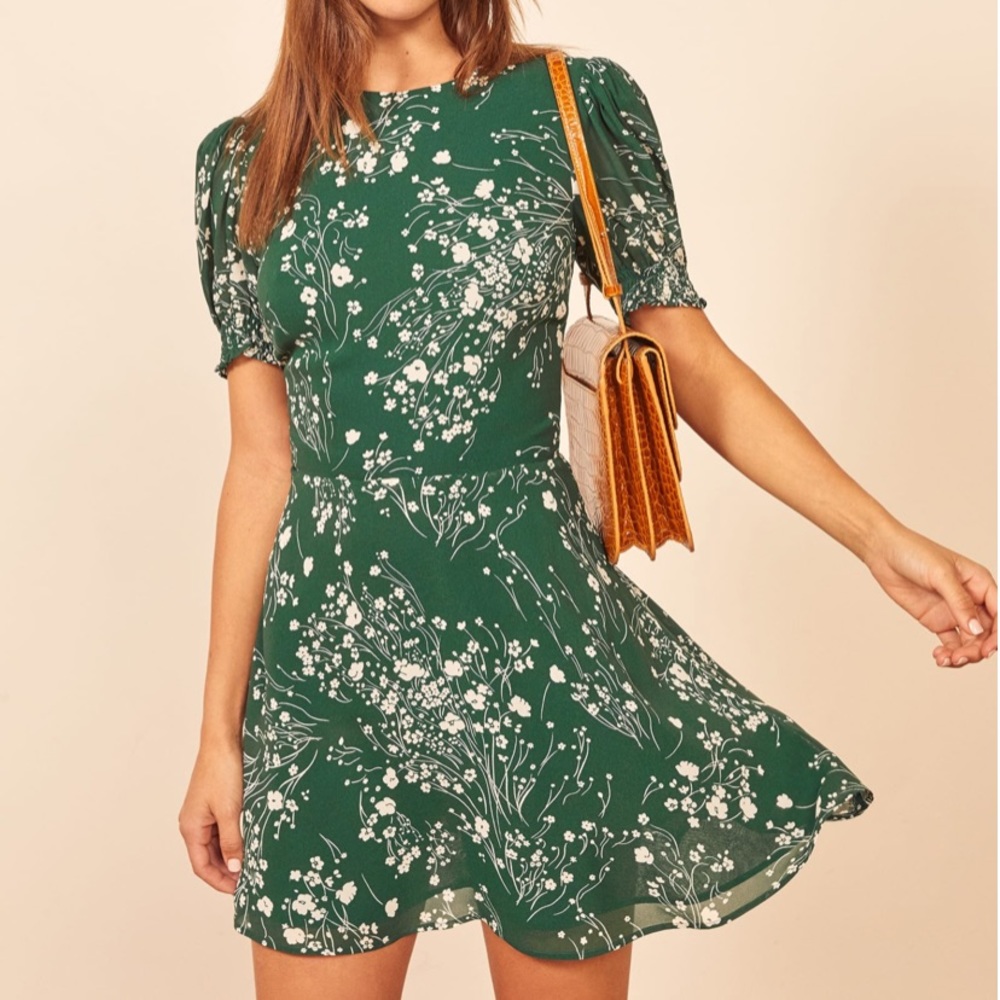 Reformation Irma fit and flare floral dress